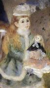 Pierre-Auguste Renoir Details of Mother and children painting